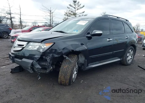 2008 Acura Mdx z USA, uszkodzony, nr VIN 2HNYD282X8H509409